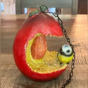 New JENNINGS Hanging FRUIT BIRD 🐦 FEEDER in PLUM!